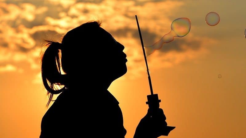 warum stehen Frauen auf Blasen?