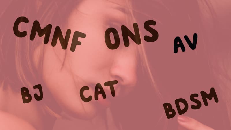 Sex Abkürzungen- Alle Abkürzungen beim Sex von A bis Z