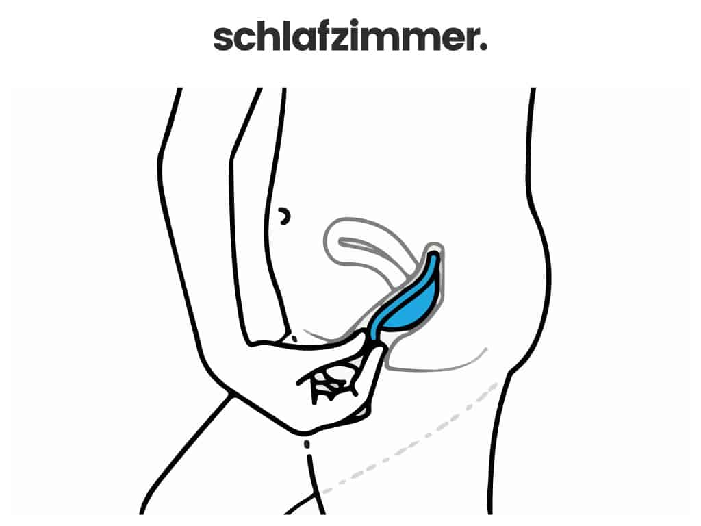 Sobald du einen festen Griff hast, ziehe es langasm nach unten raus