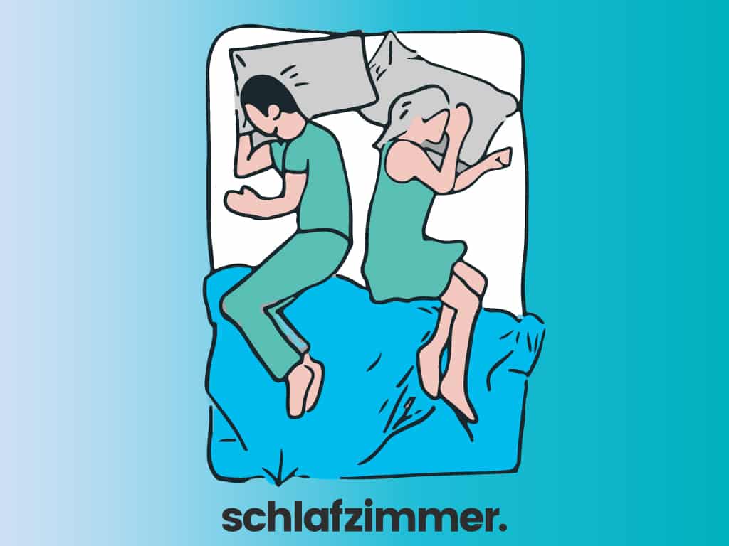 Die Freiheitsliebhaber Schlafposition für Paare