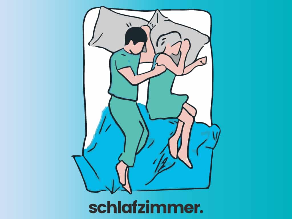 Die Lose Löffel Schlafposition