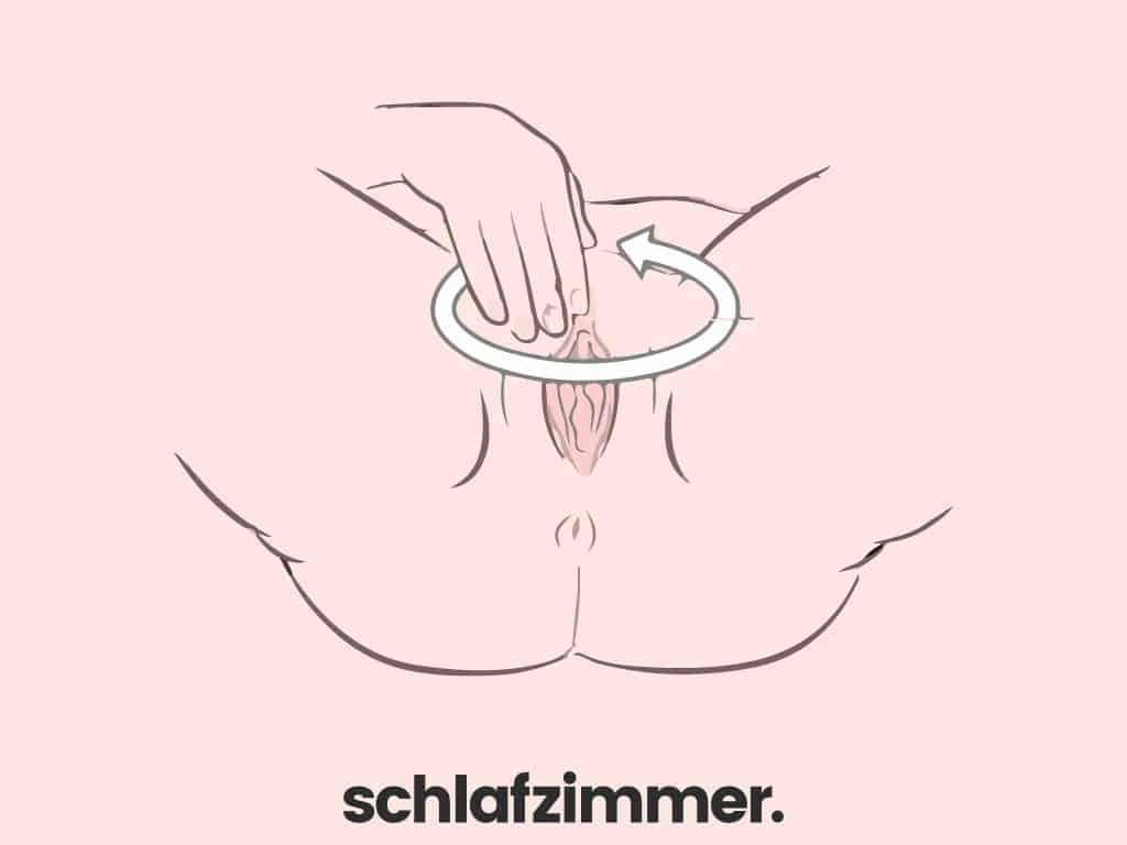 Mit 4 Finger