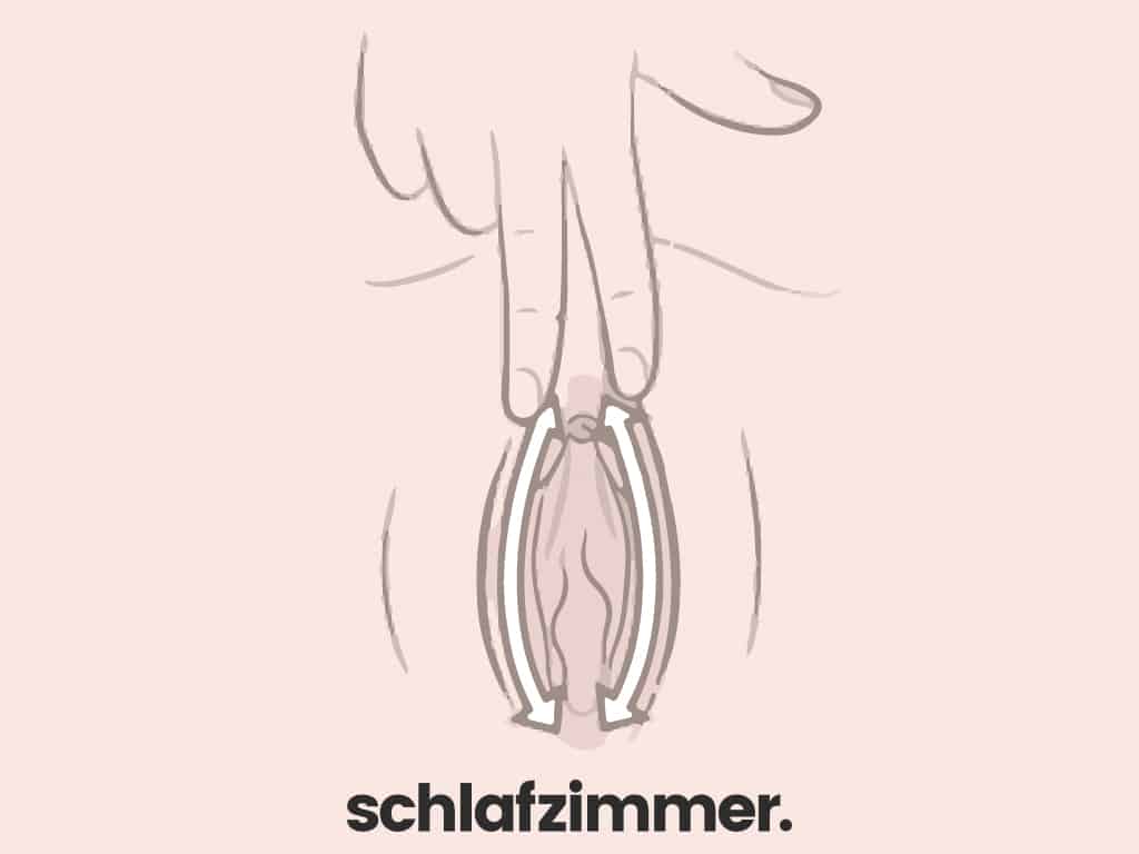 Schamlippen reiben